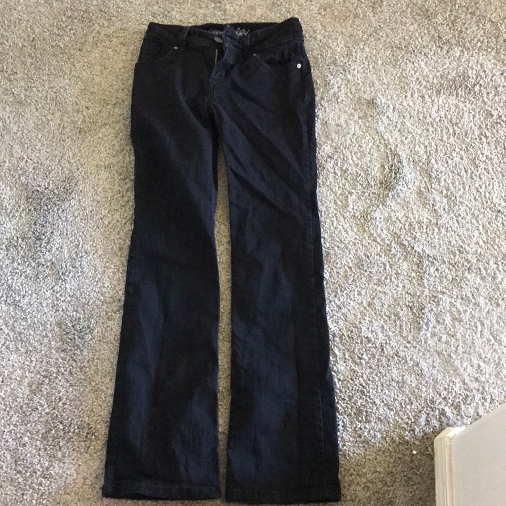 Black Wrangler Bootcut Jeans